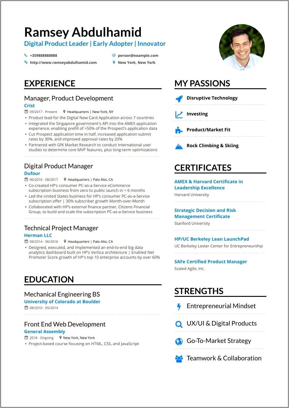 Hp Account Delivery Manager Resume