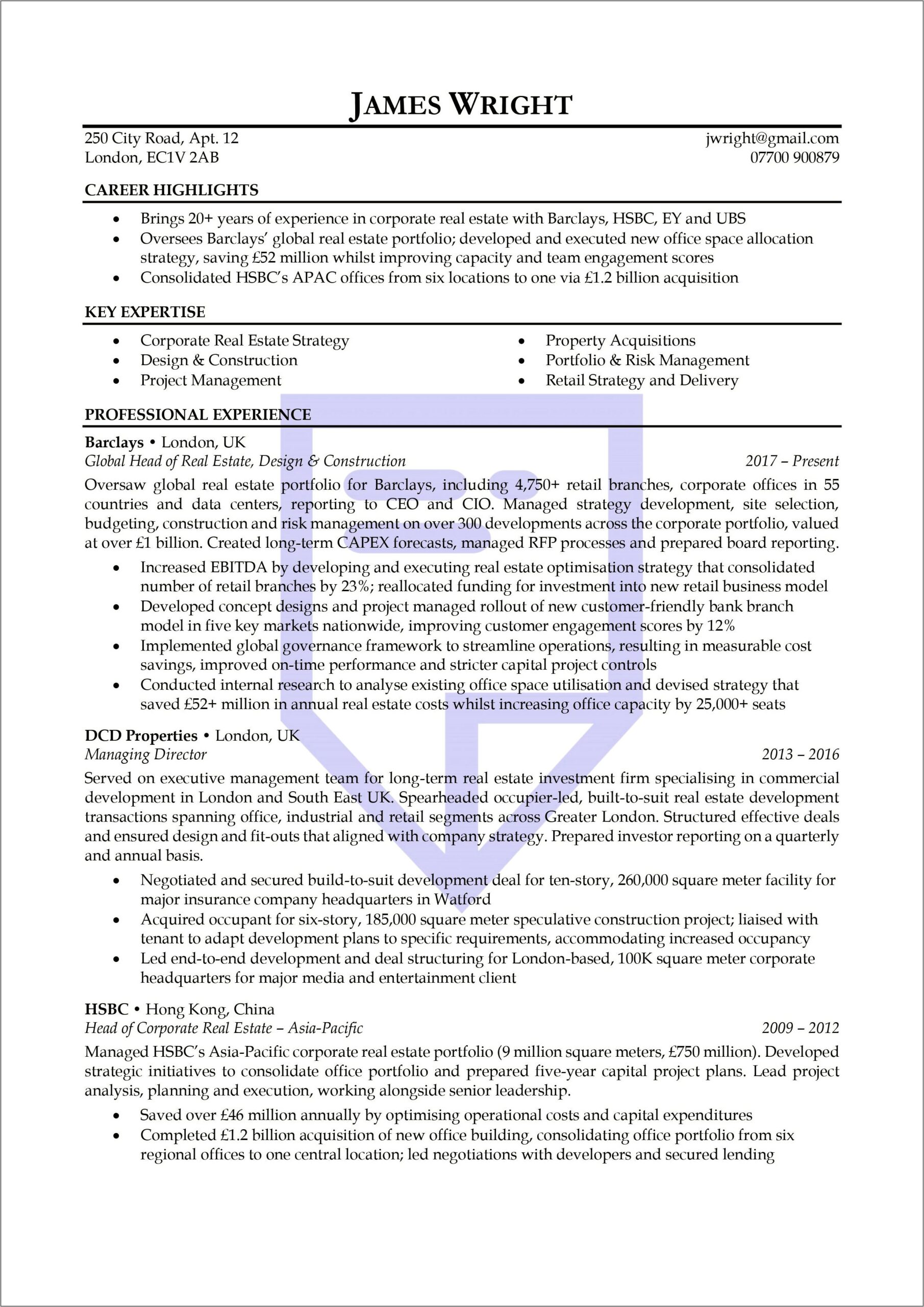 Hsbc Retail Management Job Description Resume