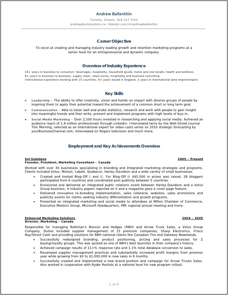 Import Resume To Linkedin For Experience