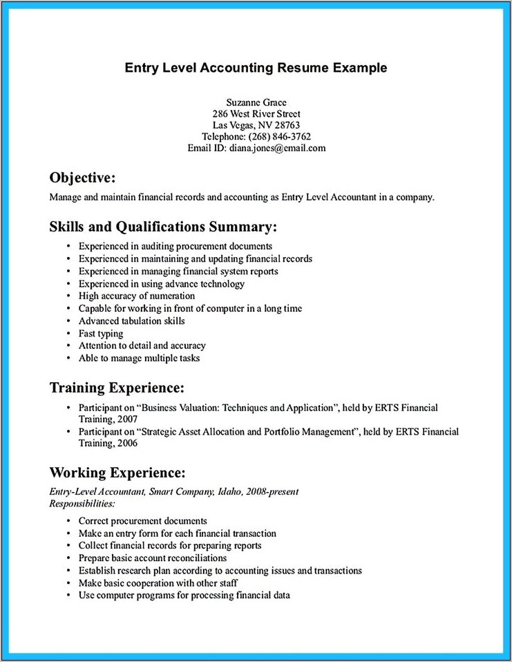 Important Computer And Skills On Accounting Resume