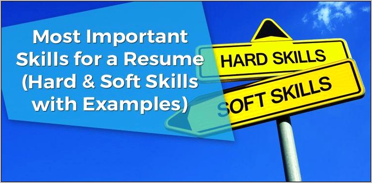 Important Skills On Typing A Resume