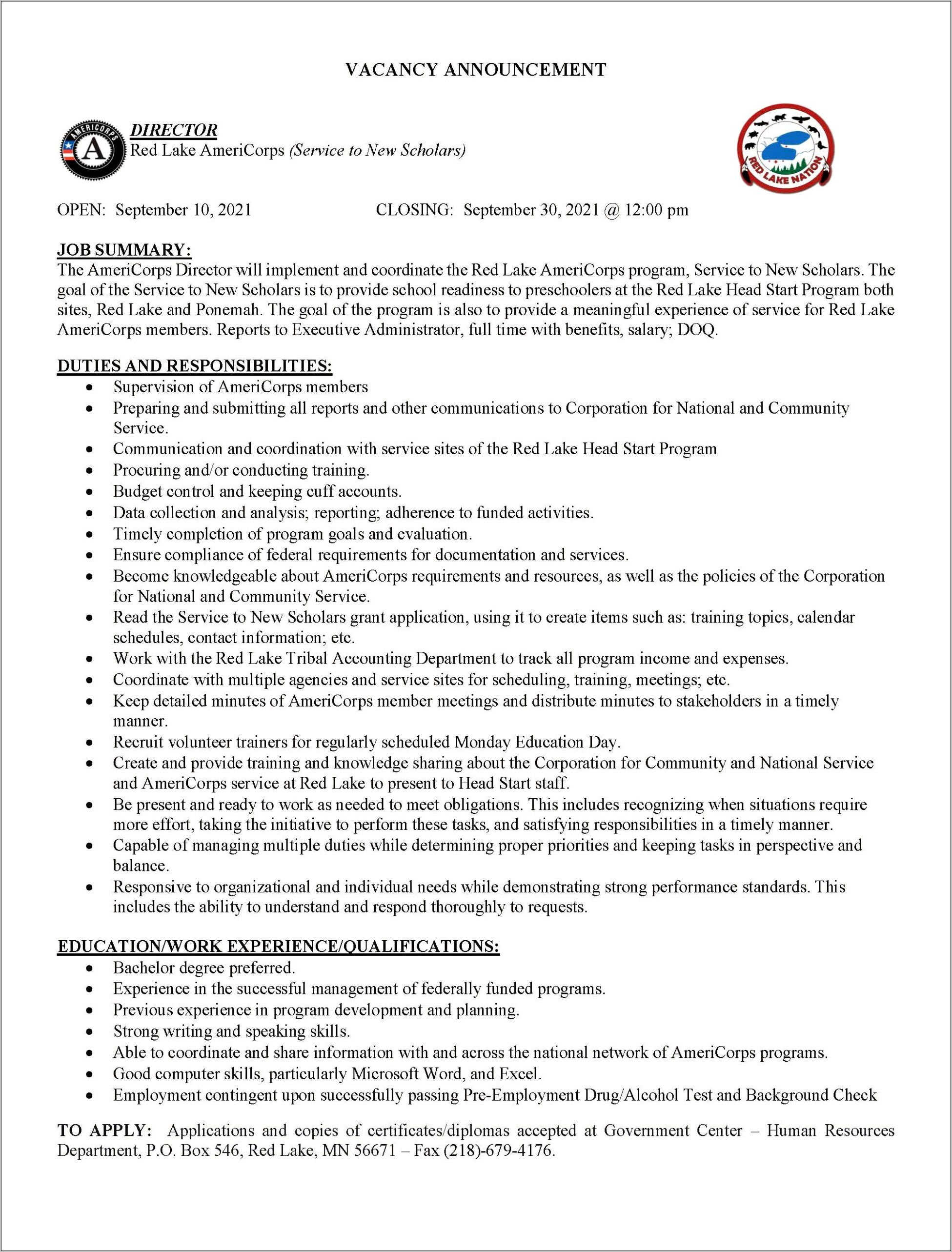 Is Americorps Good On A Resume