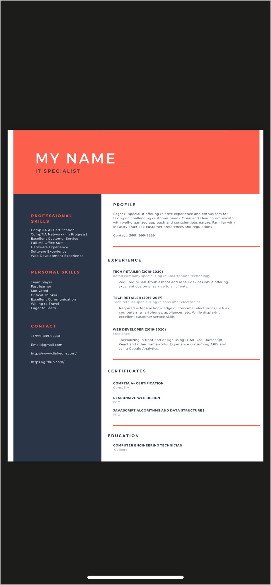 Is Conscientious Good On A Resume