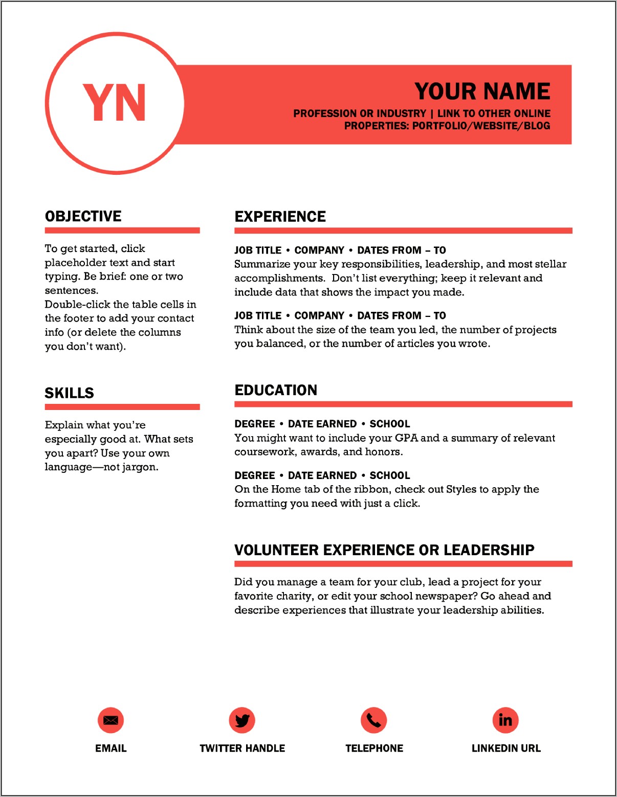Is It Okay To Use A Resume Template