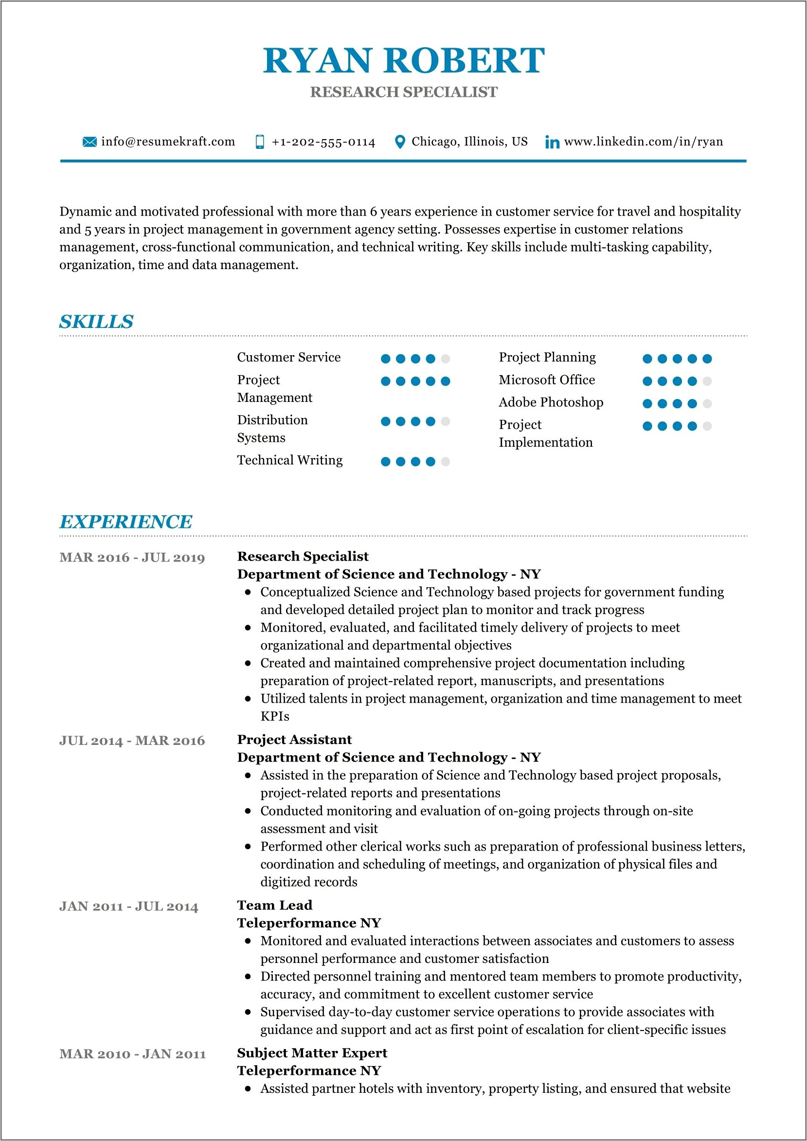 Is Research Considered A Skill On Resume