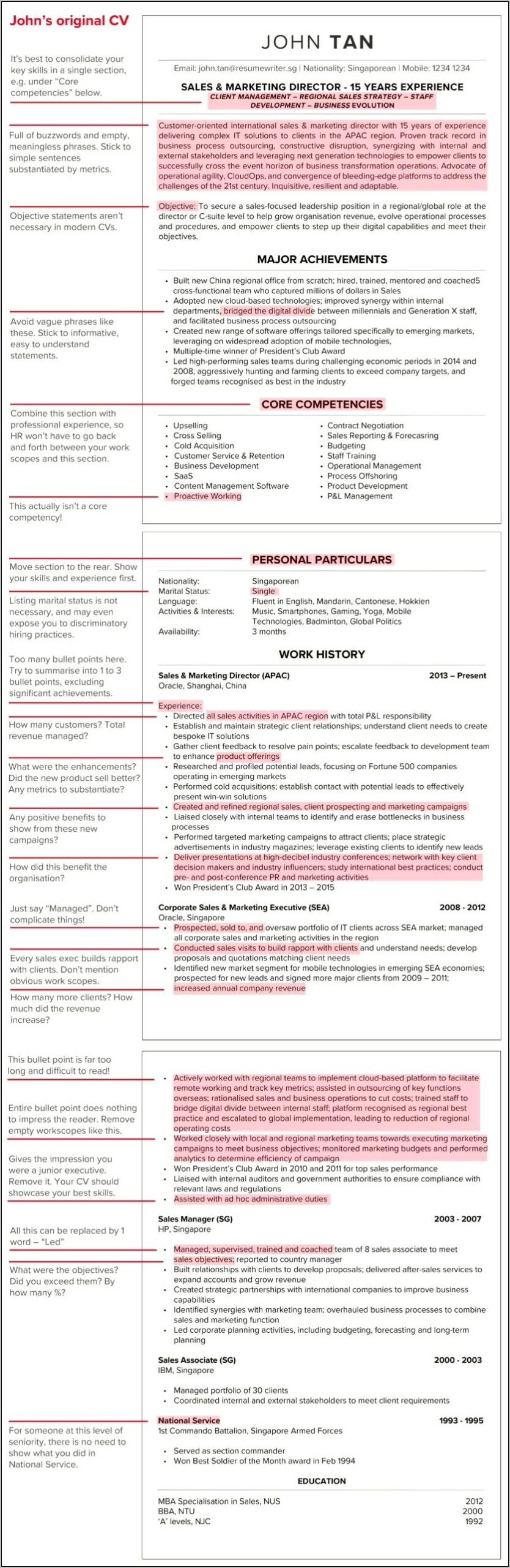 Is Seasoned A Good Word For Resume