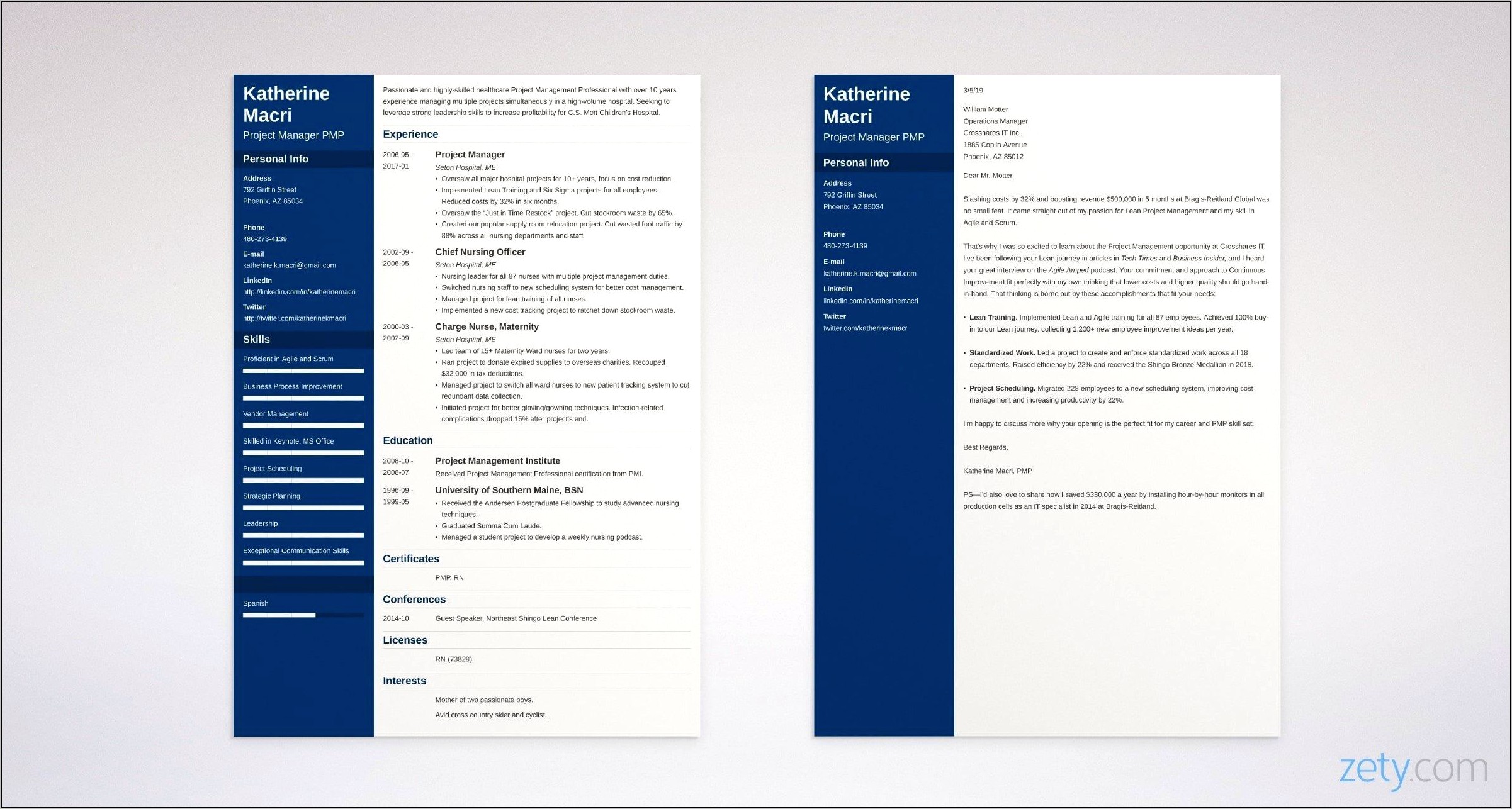 It Project Manager Cover Letter For Resume