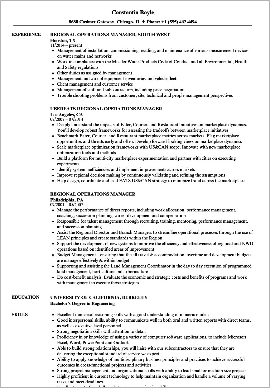 It Service Delivery Manager Resume Doc