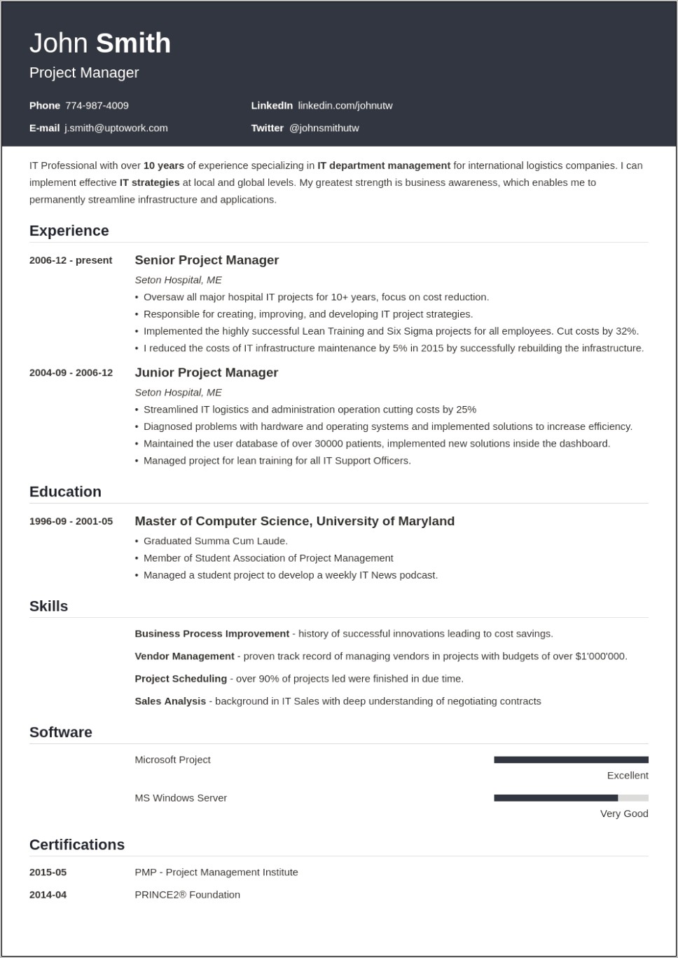 Job Application And Resume Template