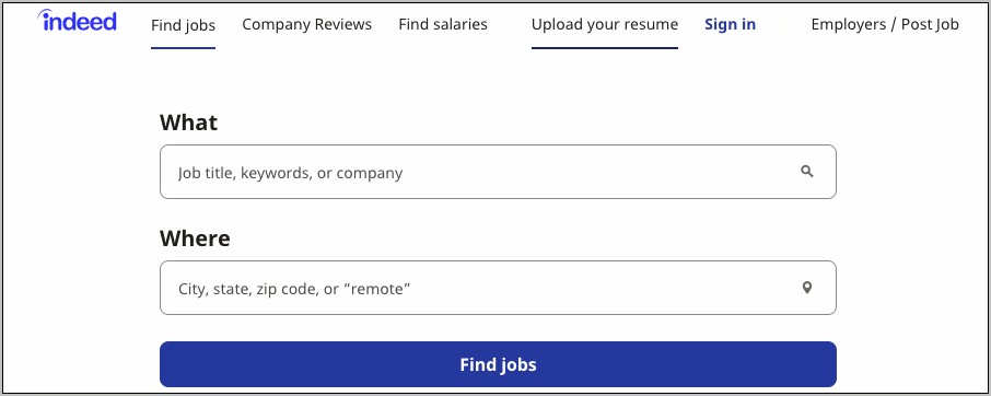 Job Application Wants A Link To Resume
