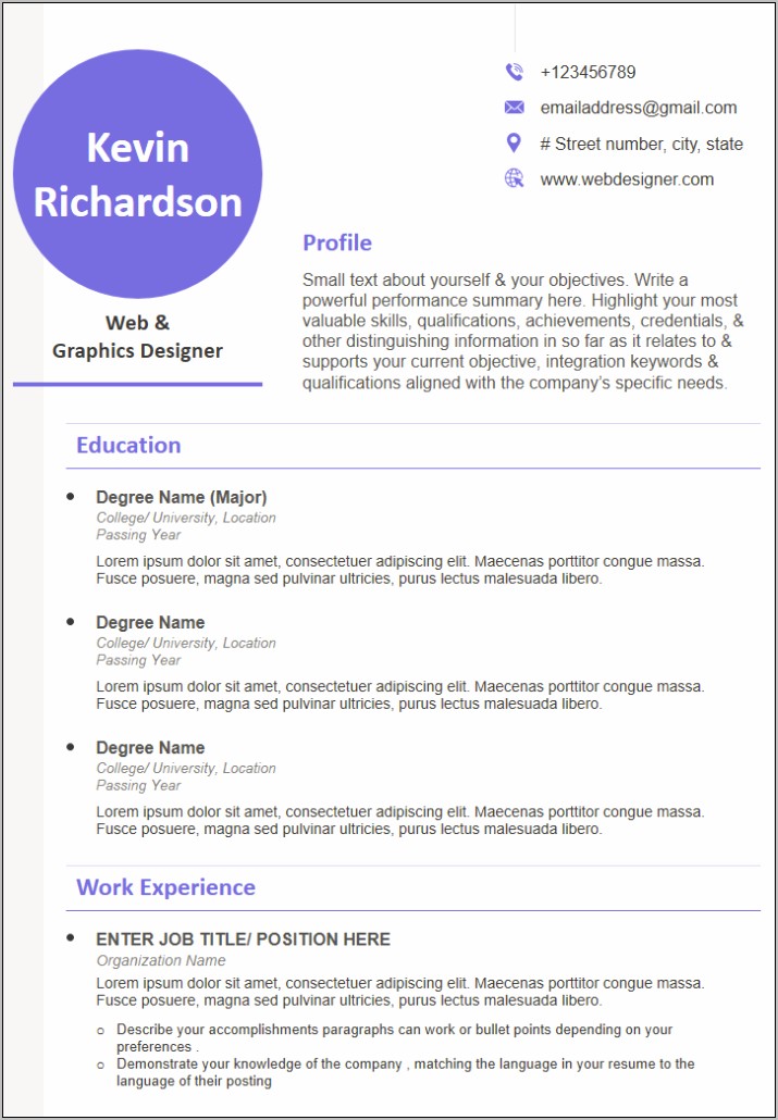 Job Description Of Graphic Designer For Resume