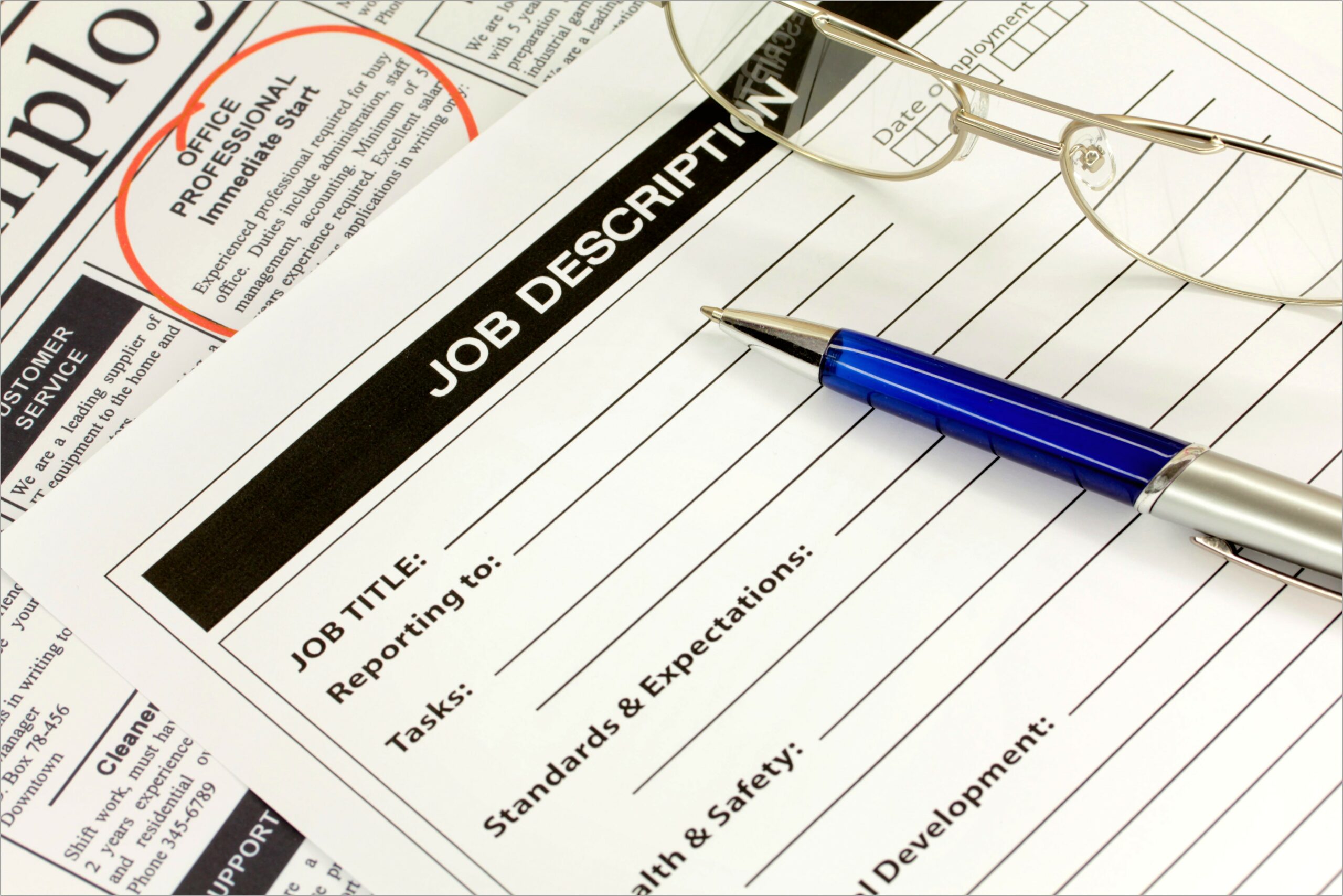 Job Duty Descriptions For Resume