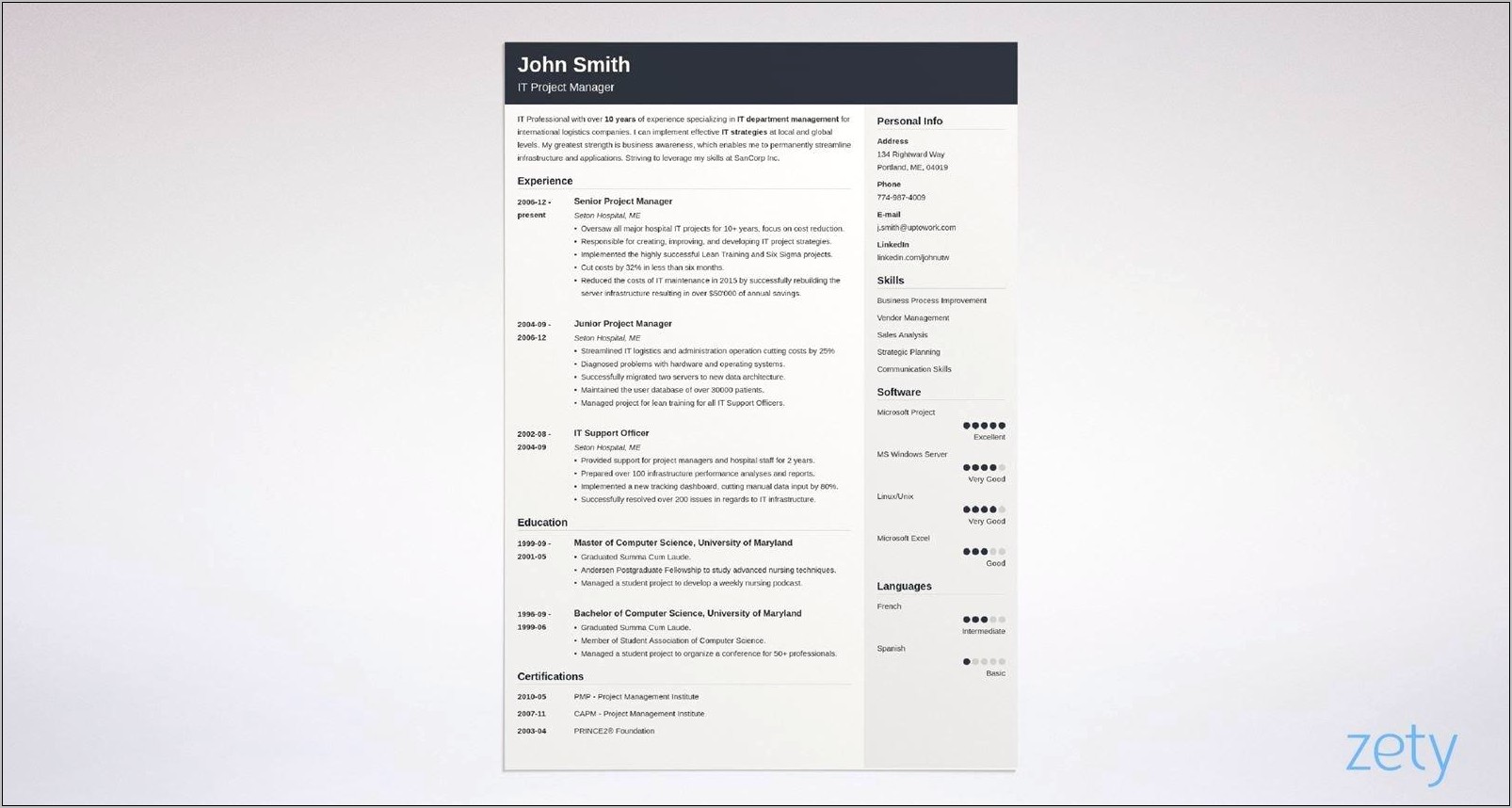 Job Resumes Templates To Fill In By Hand