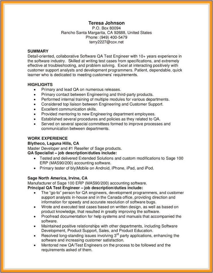 Job Test To Add Them In Resume