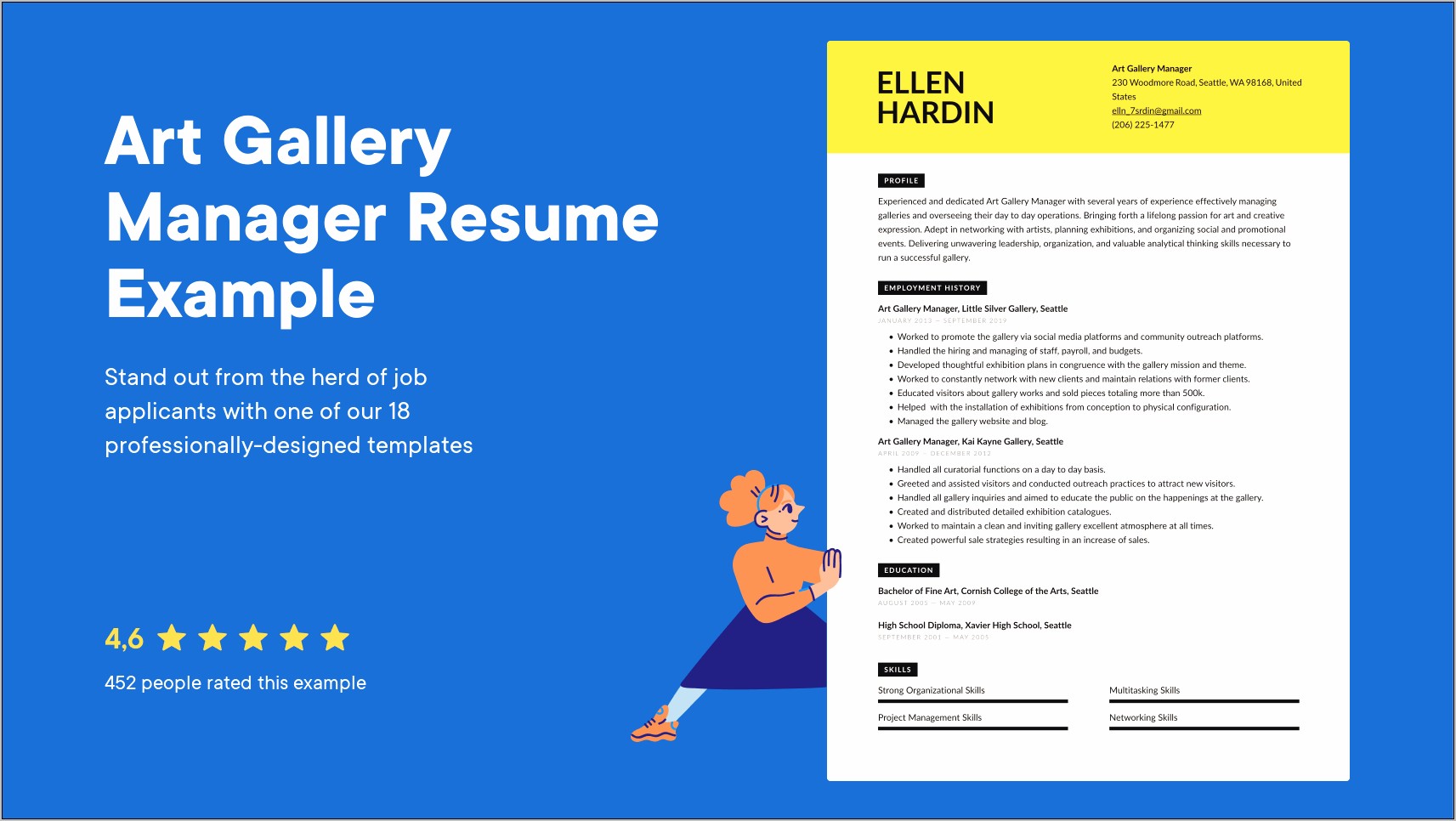 Key Words For Art Gallery Manager Resume