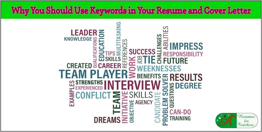Key Words In A Resume Skills