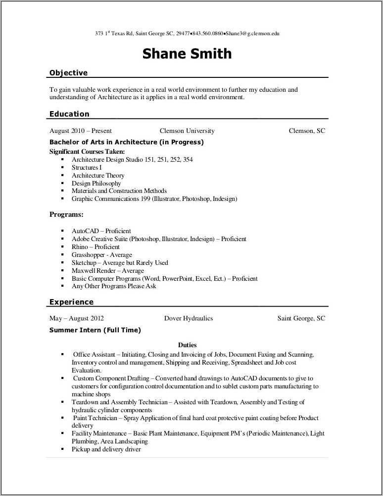 Kitchen Hand Resume With No Experience