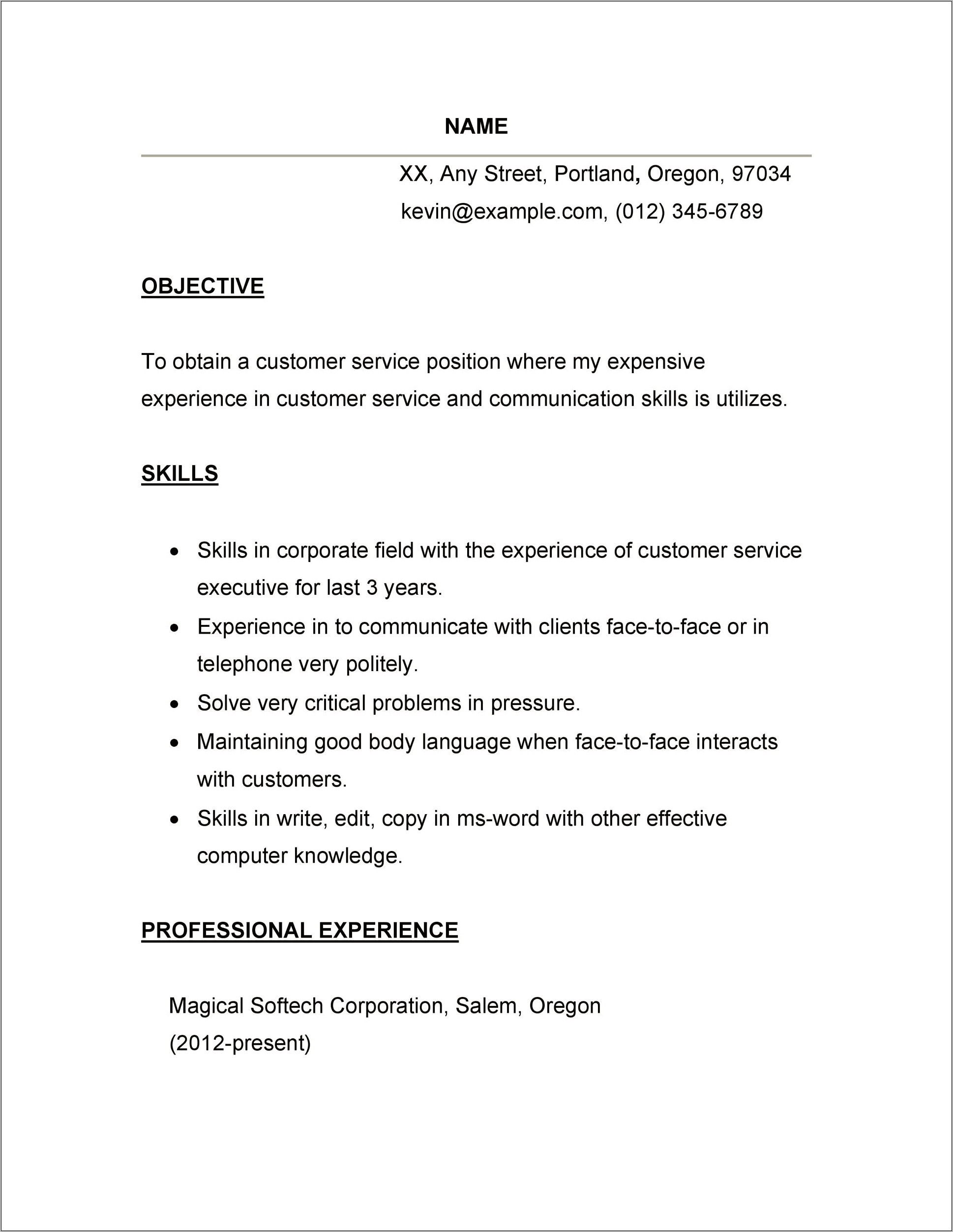 Knowledge Base Or Kb Experience On Resume