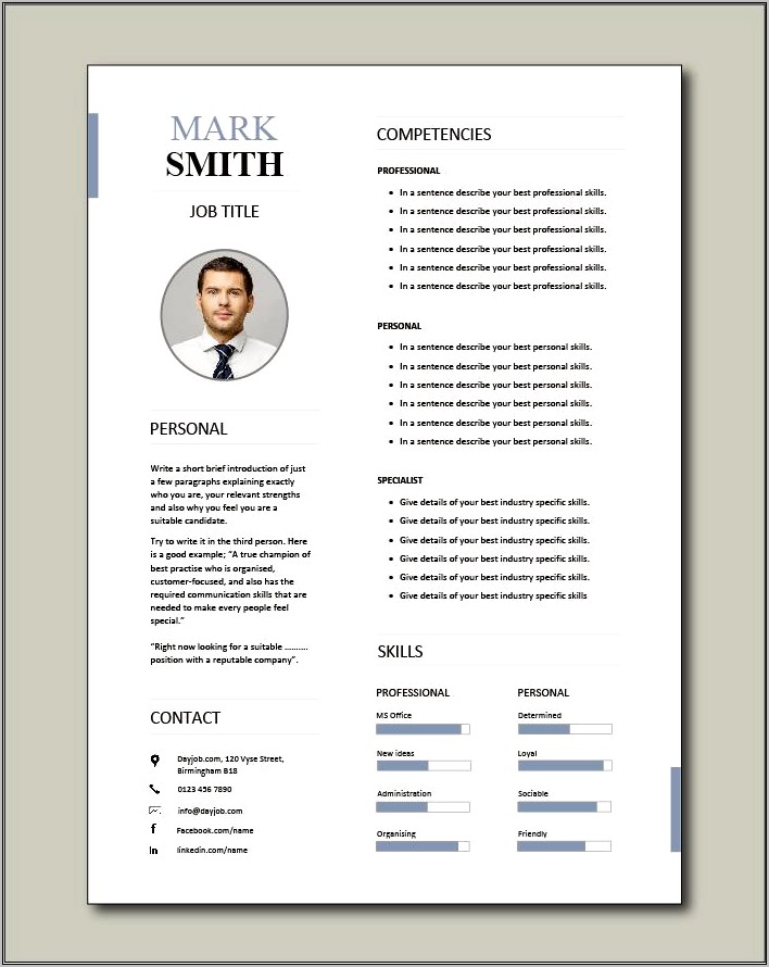 Knowledge Skills And Abilities Resume Template
