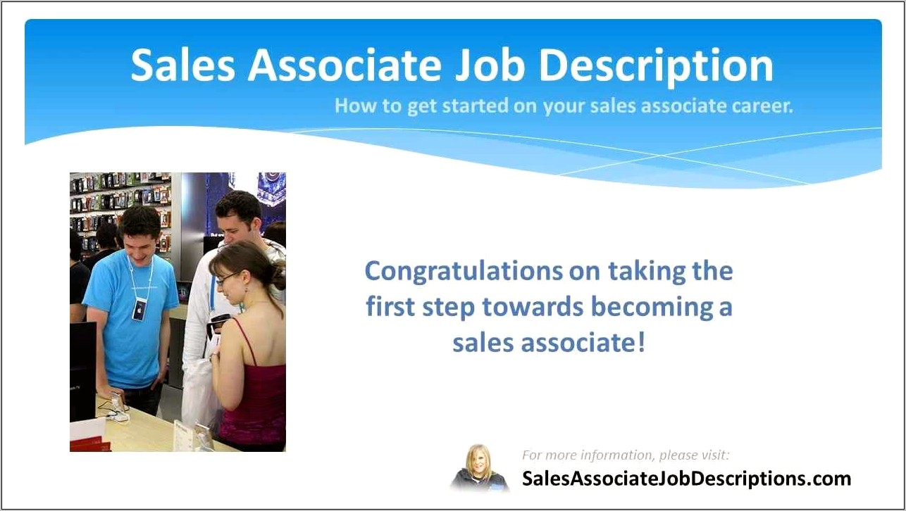 Kohl's Sales Associate Resume Example