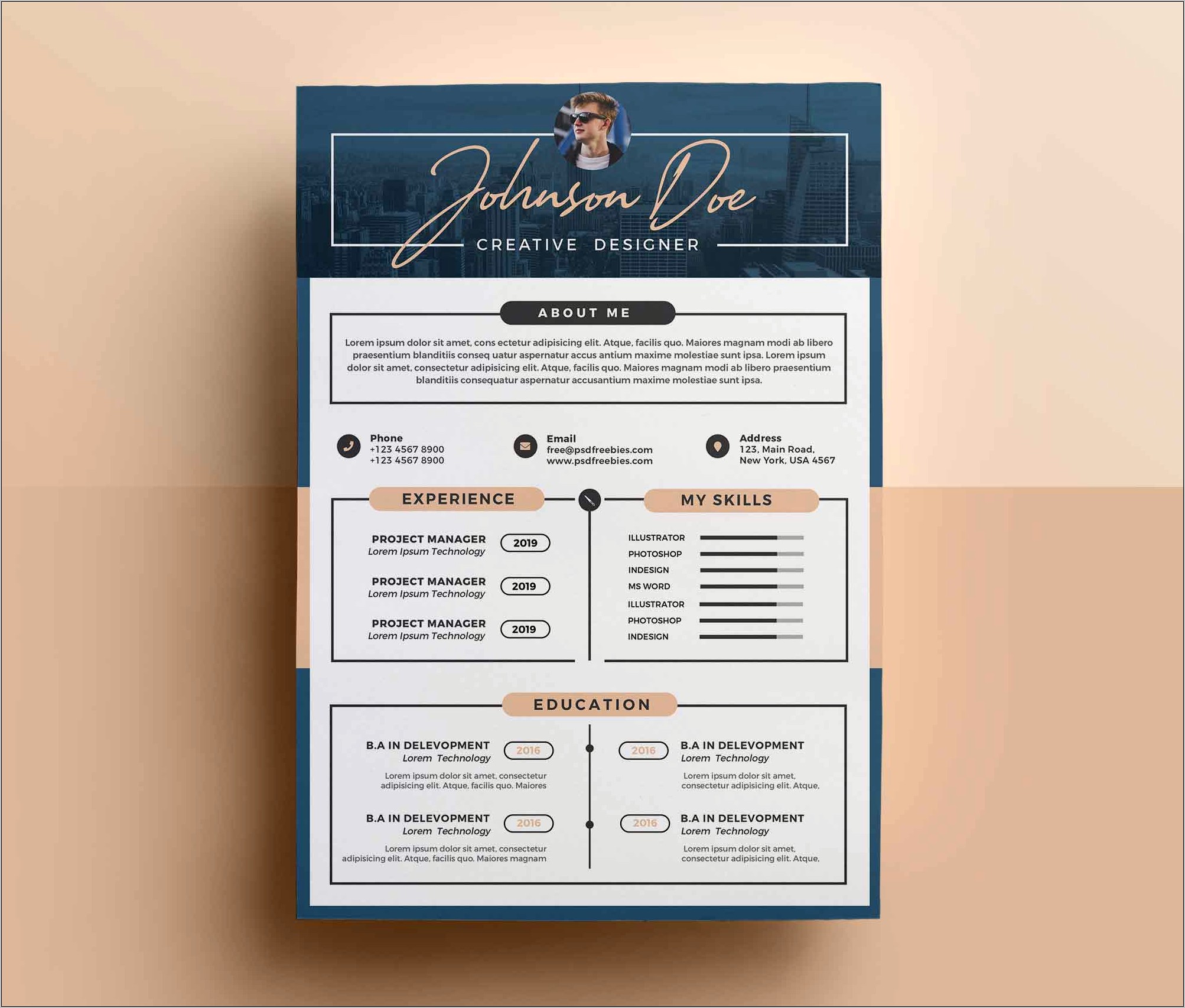 Latest Resume Format 2016 Free Download