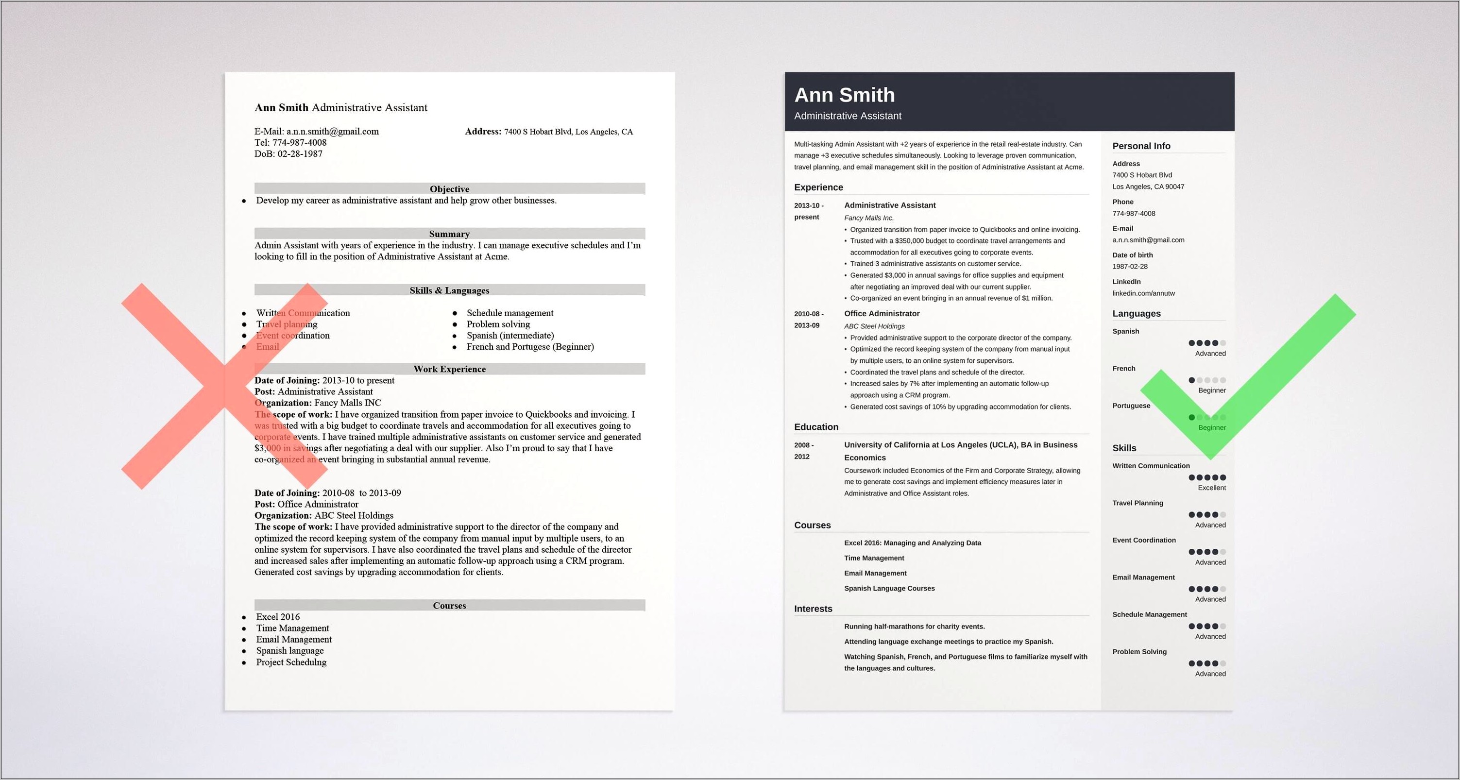 Law Firm Office Assistant Resume Sample
