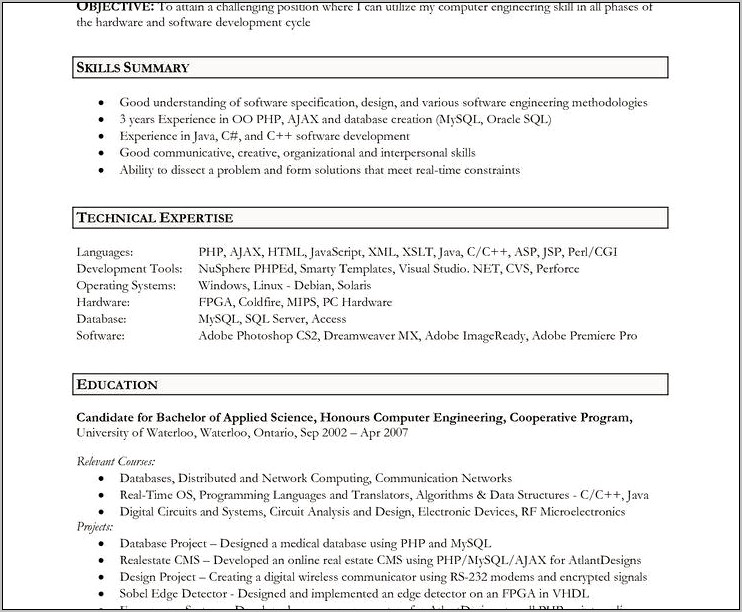 Lawn Care Technician And Account Manager Resume