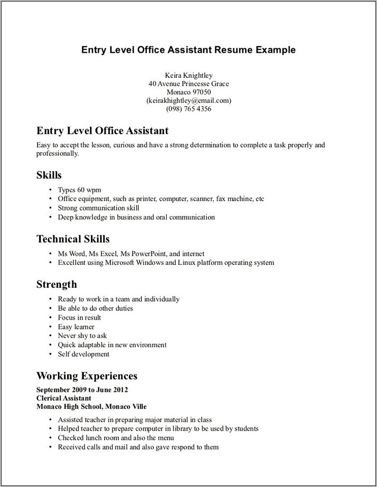Library Assistant Resume Examples With No Experience