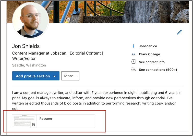 Linkedin Should Your Jobs Read Like A Resume