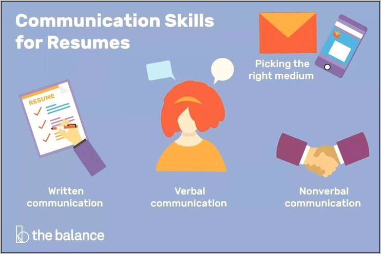 List Of Communication Skills For Resume