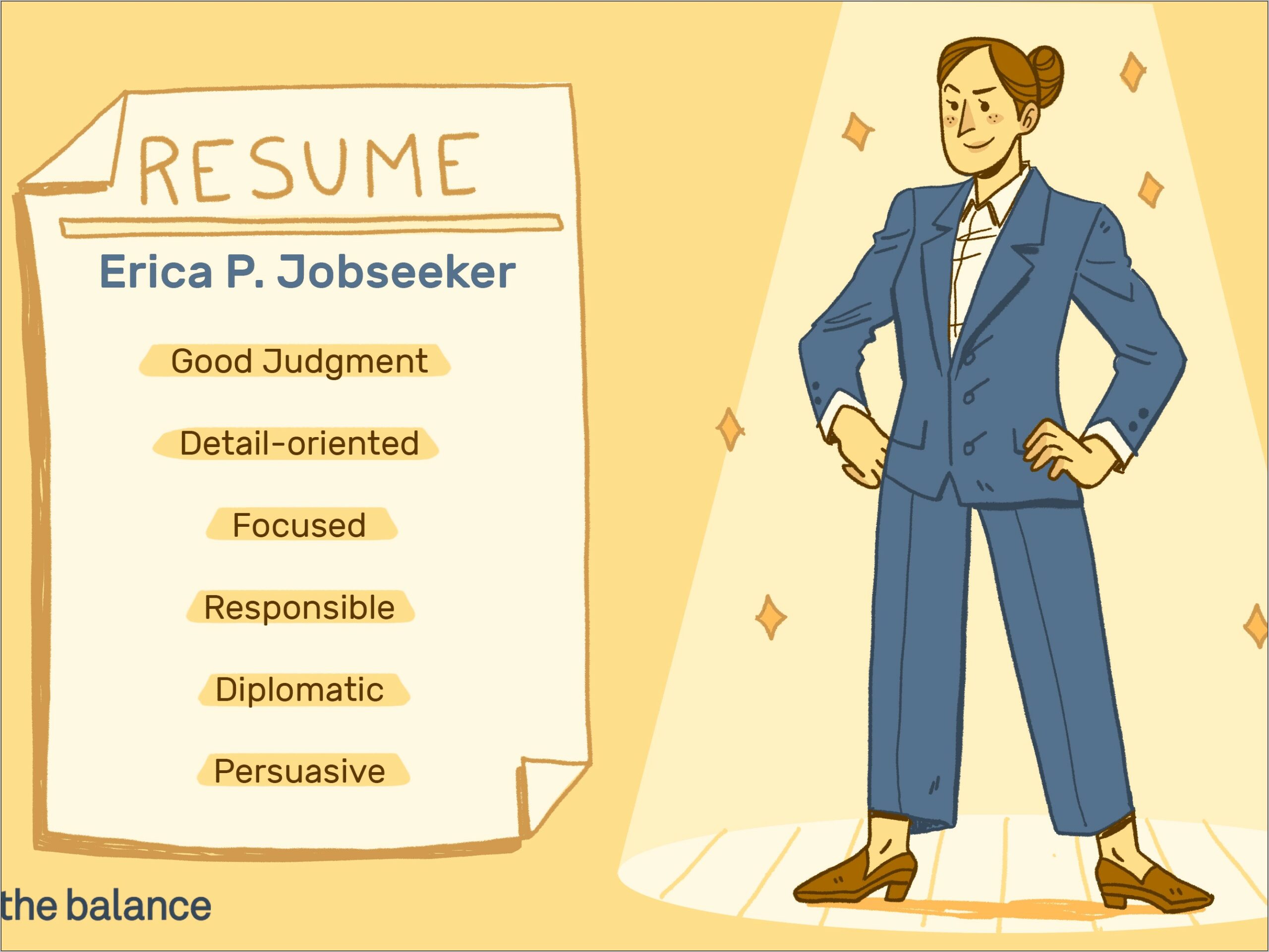 List Of Good Qualities To Have On Resume