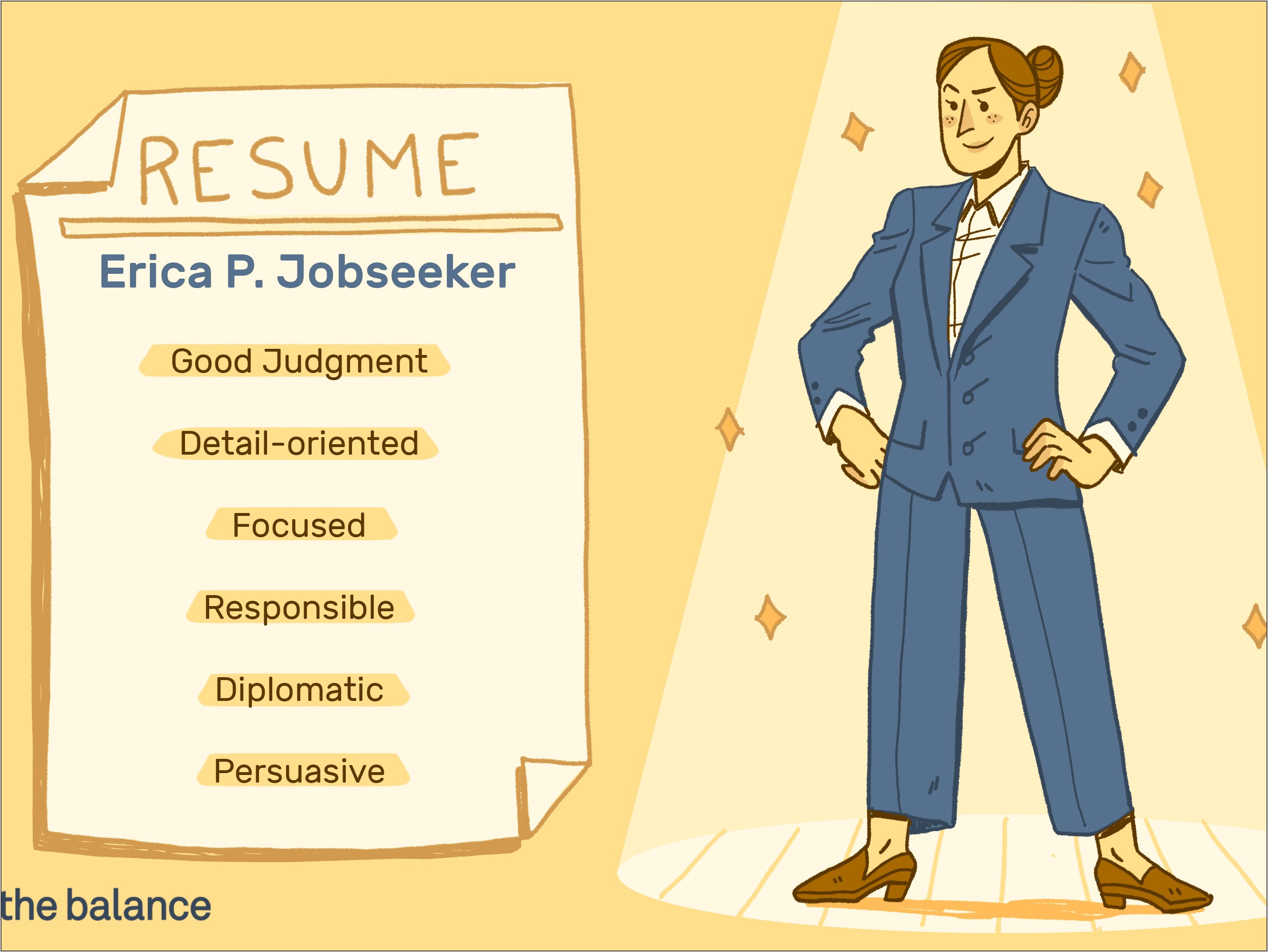 List Of Good Qualities To Have On Resume