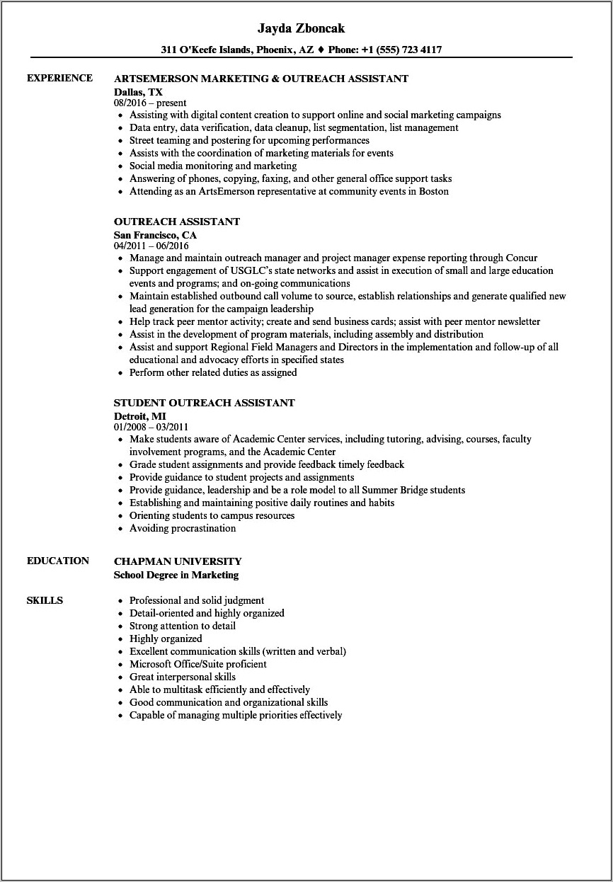 List Of Interpersonal Resume Skills