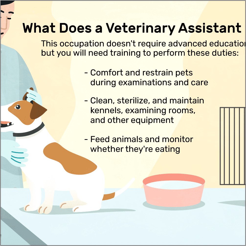 List Of Veterinary Technician Skills On A Resume