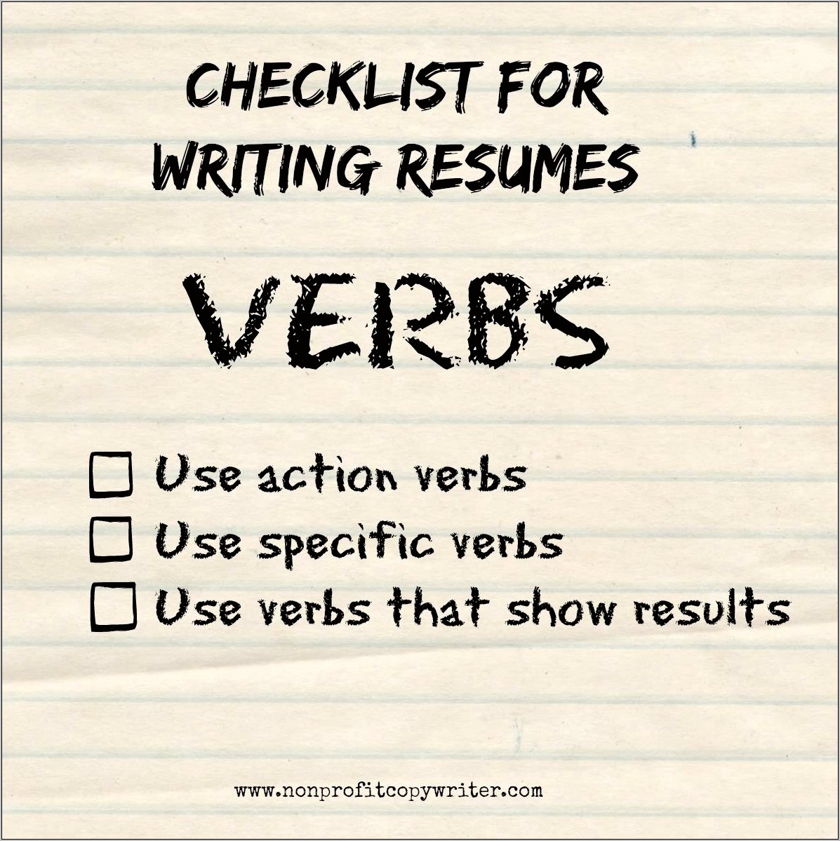 List Of Words For Resume Writing
