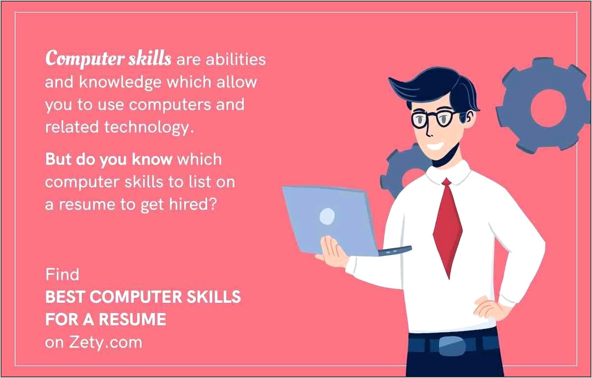 Listing Computer Skills On Resume Sample