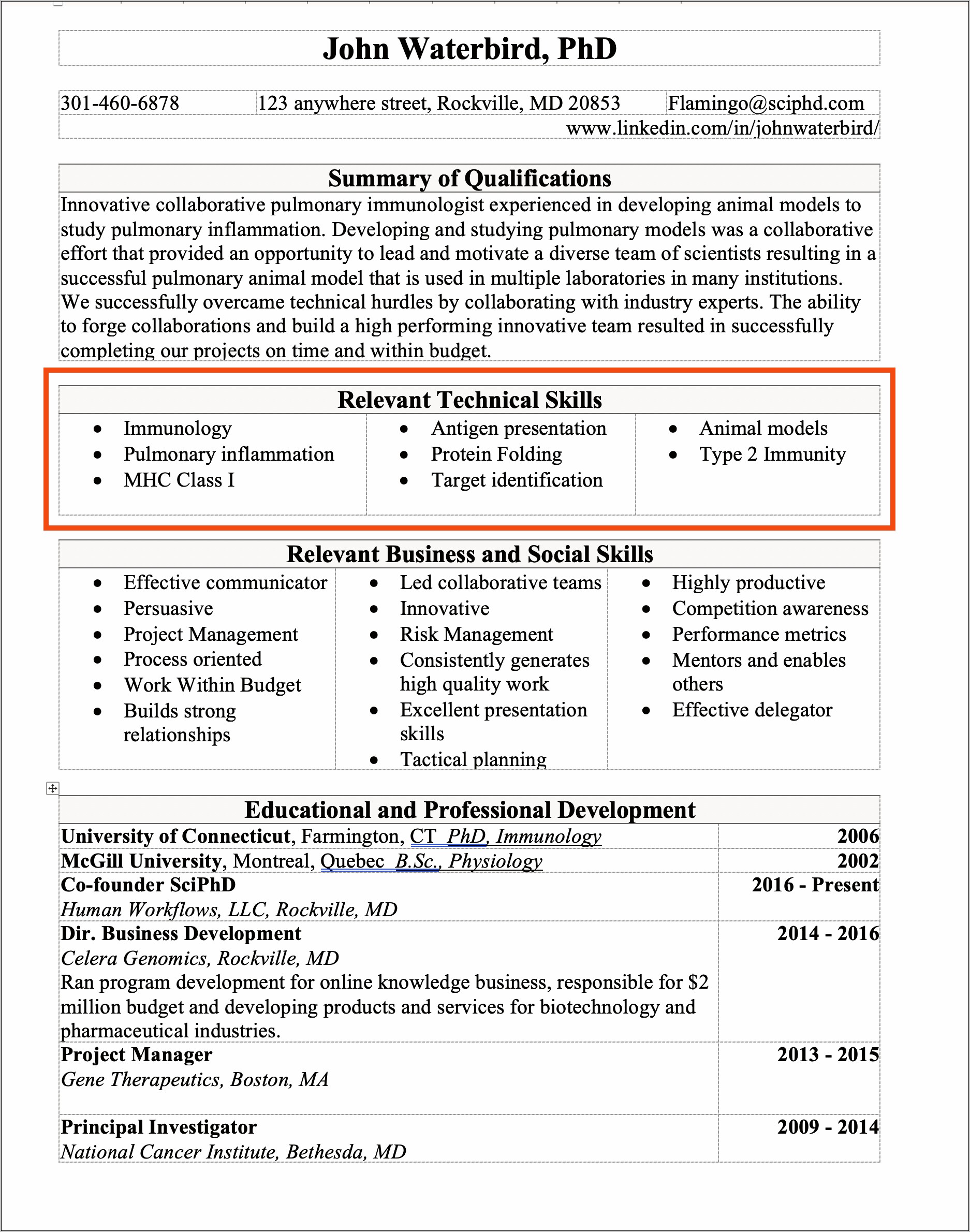Listing Technical Skills On A Resume