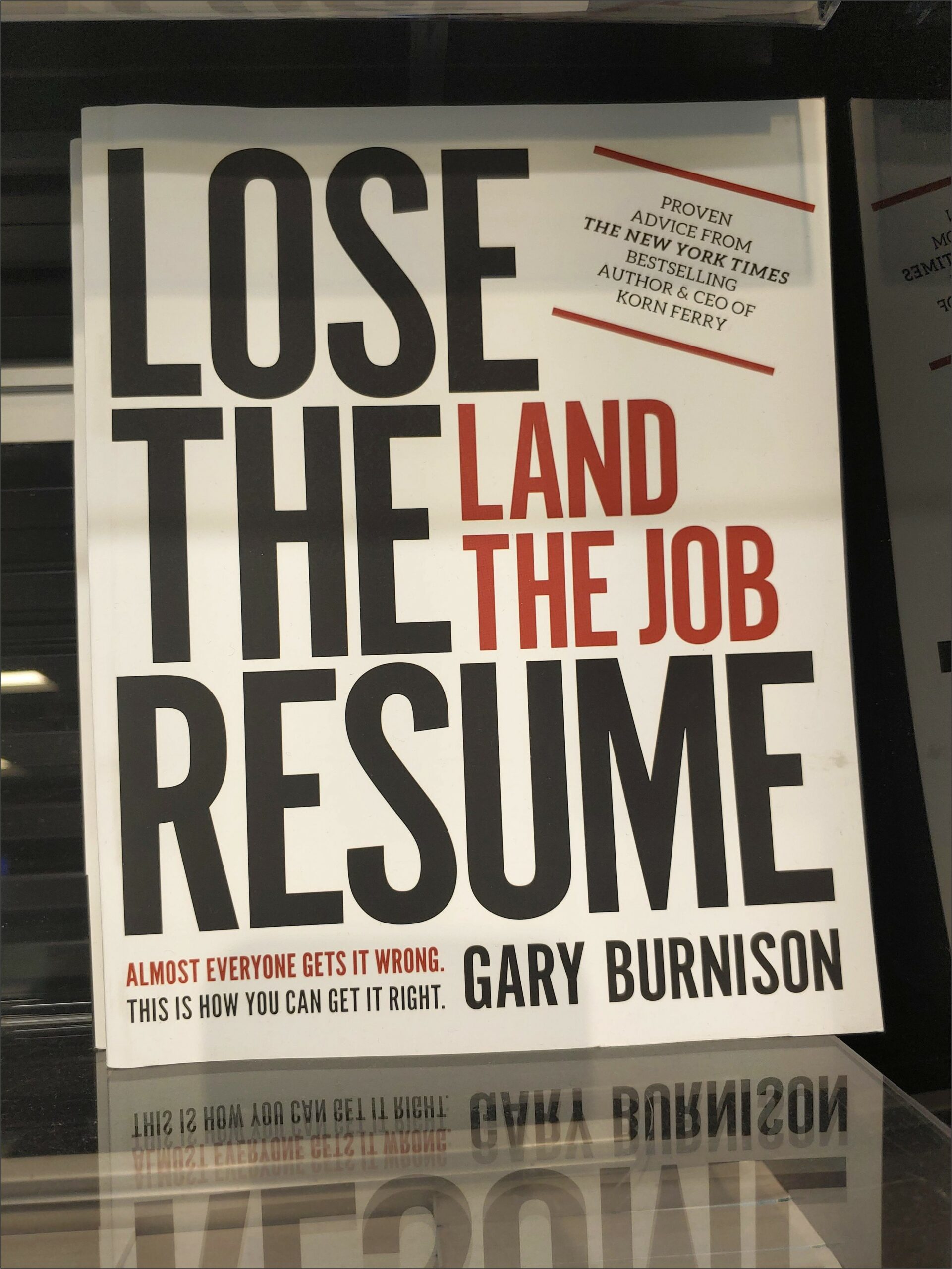 Lose There Resume Land The Job