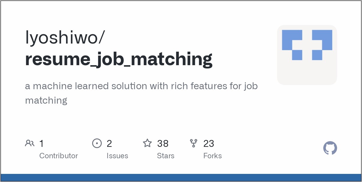 Machine Learned Resume Job Matching Solution