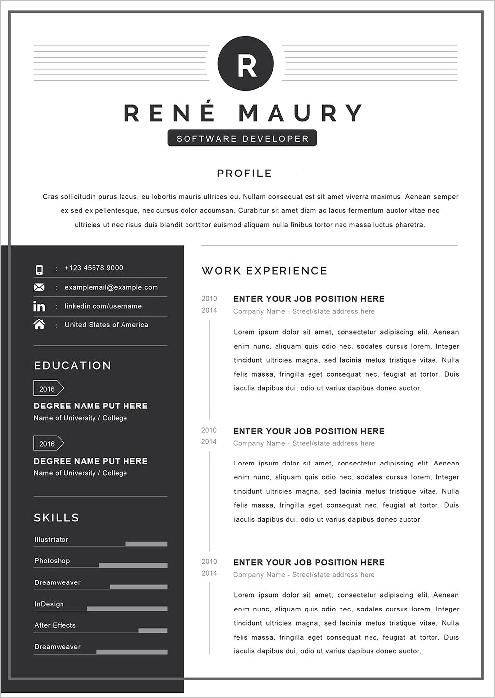 Making Your Own Resume Template In Word