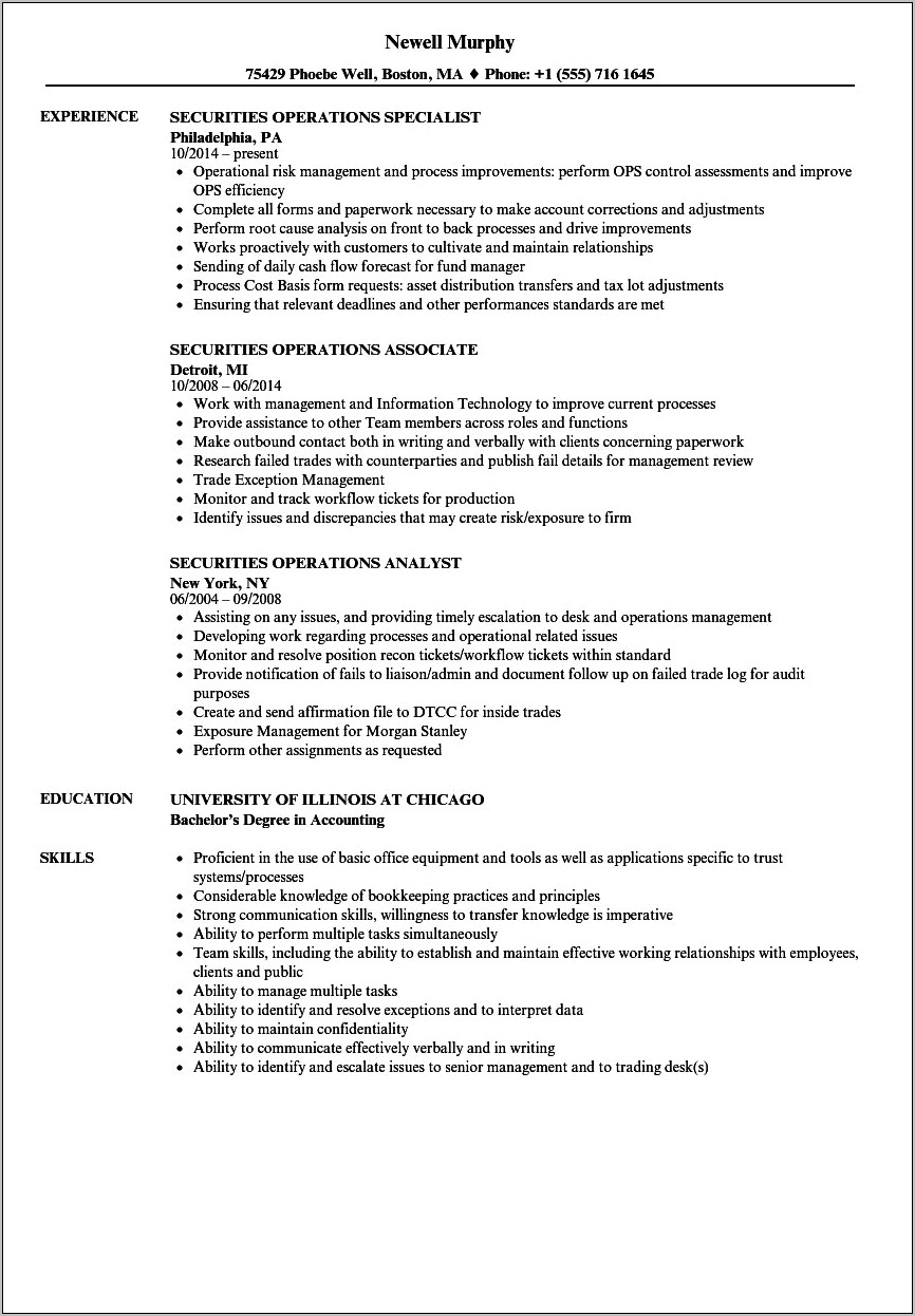 Managerial Study On Resumes Information Technology Experience