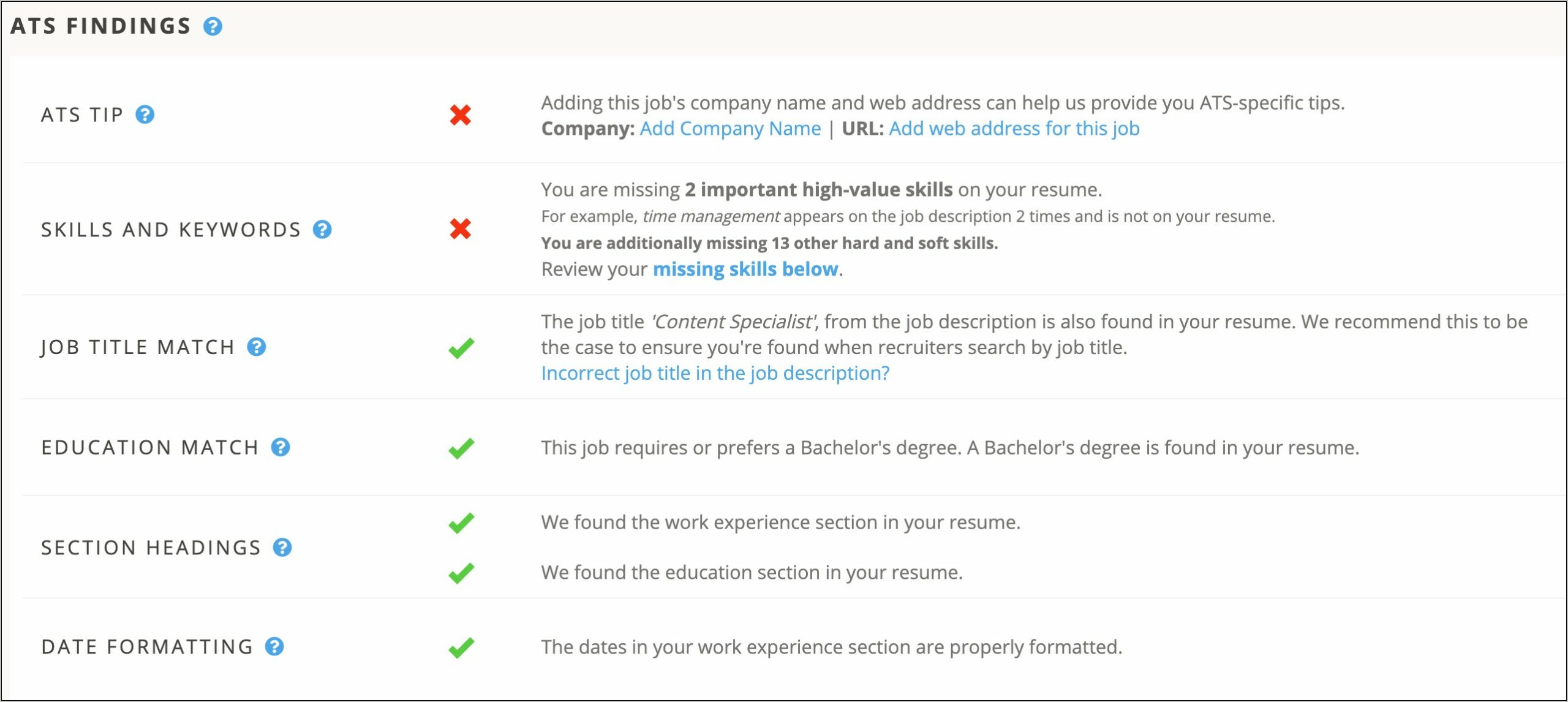 Match Your Resume To A Job Description