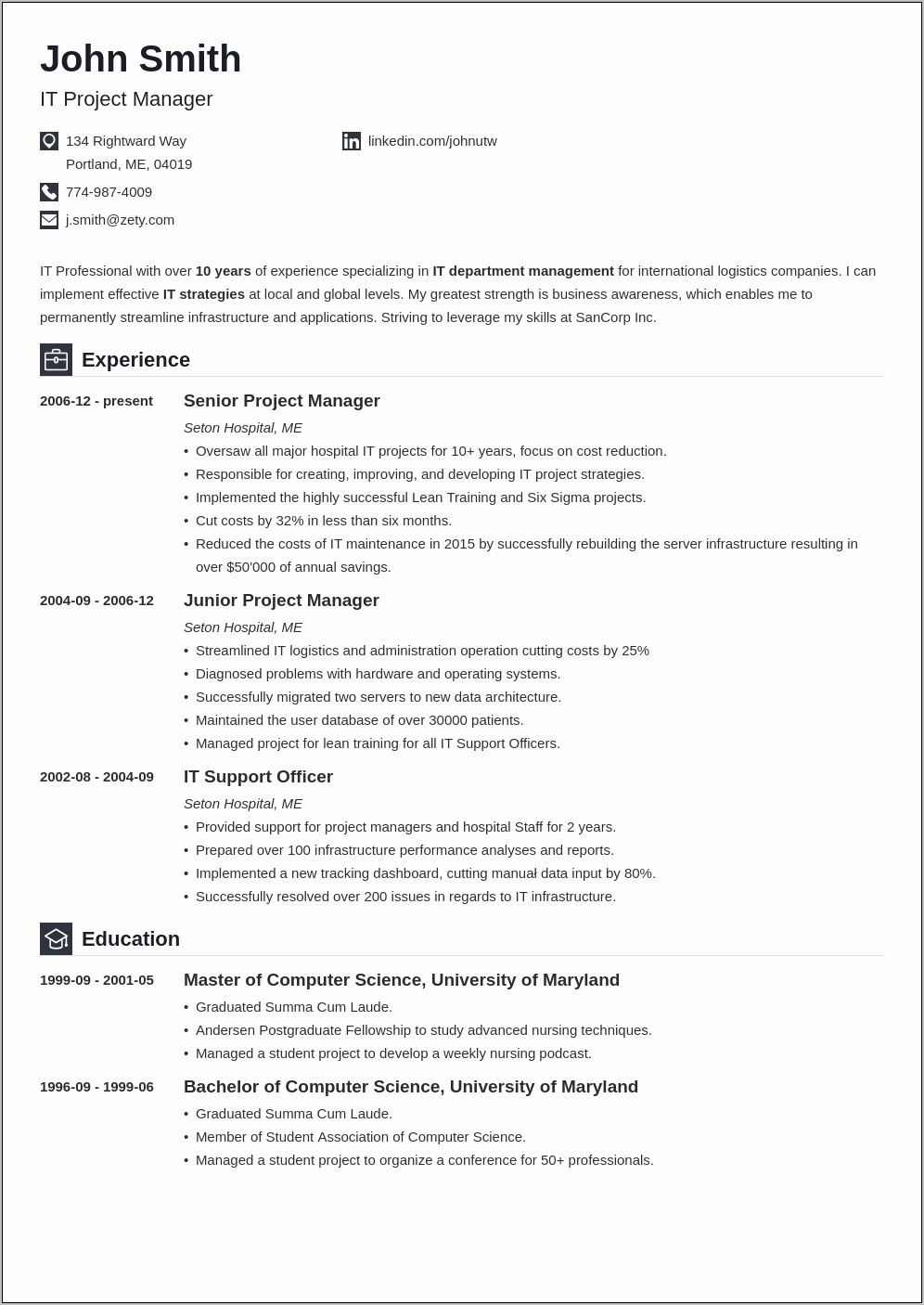 Mba Finance Experience Resume Free Download