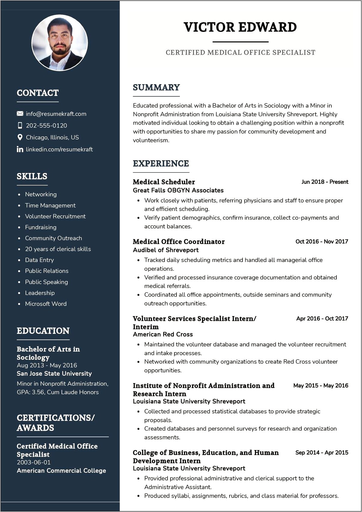 Medical Scheduler Job Description For Resume