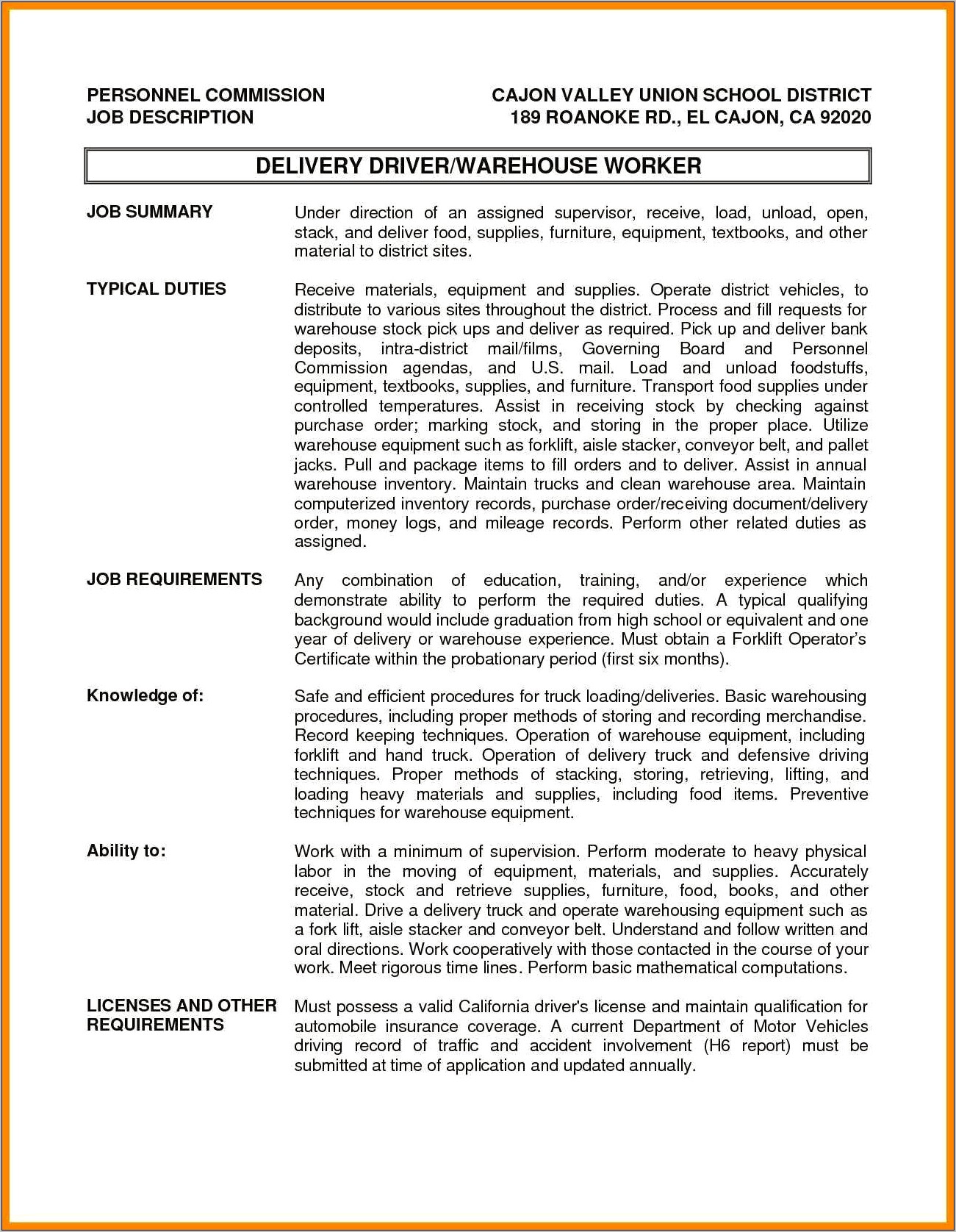 Medical Transportation Dispatcher Job Description For Resume