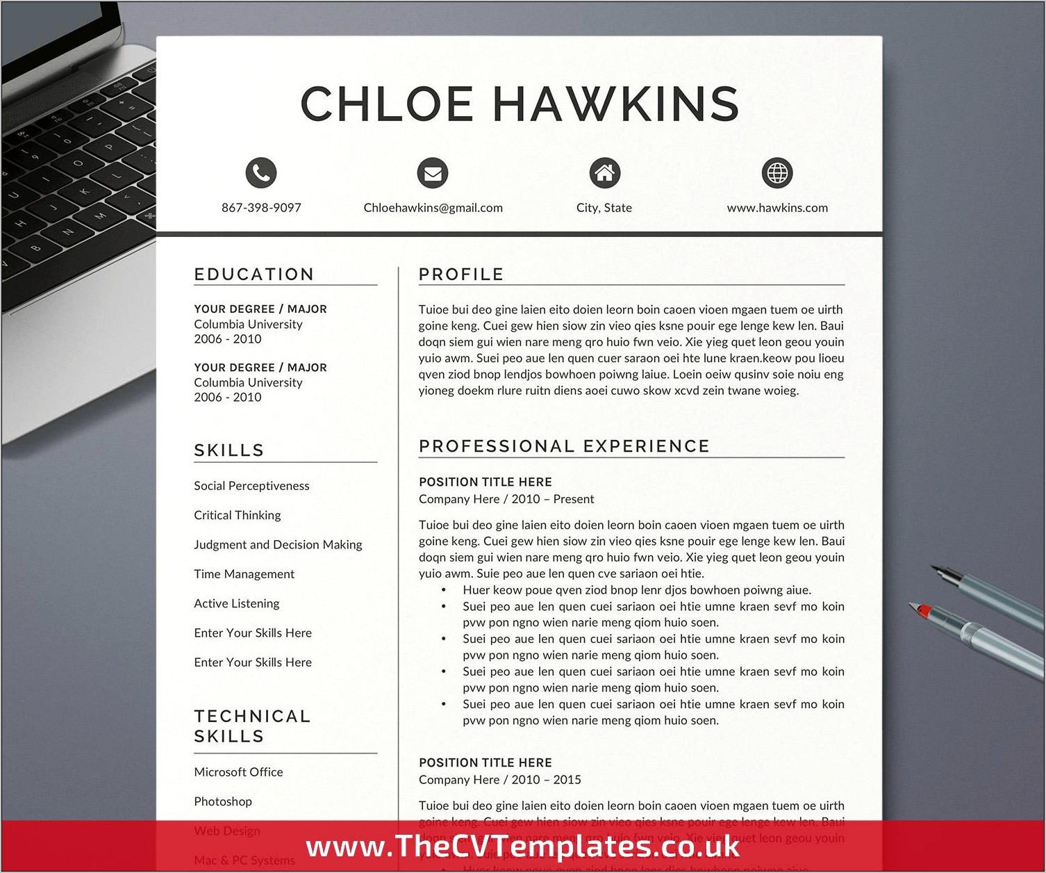 Microsoft Office Resume Templates For Mac