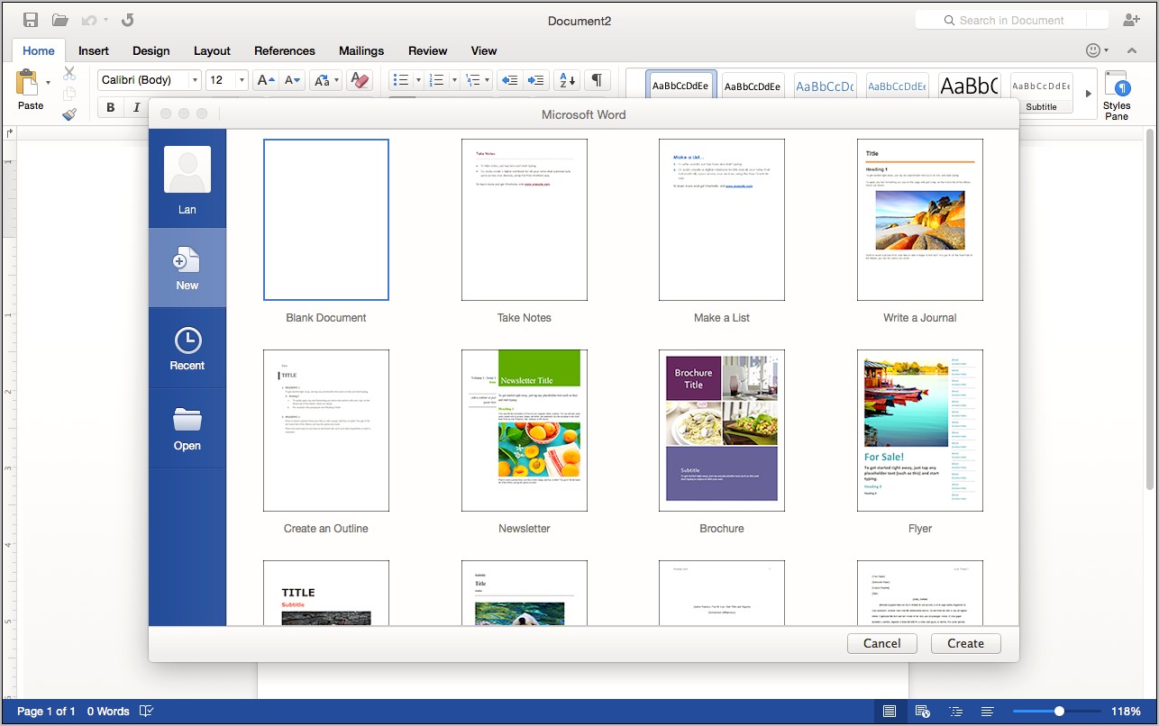 Microsoft Word 2008 For Mac Resume Templates