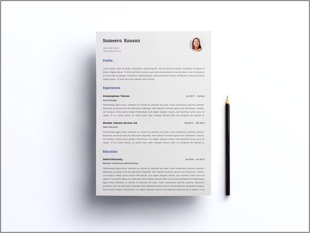Microsoft Word 2010 Resume Cover Letter Template
