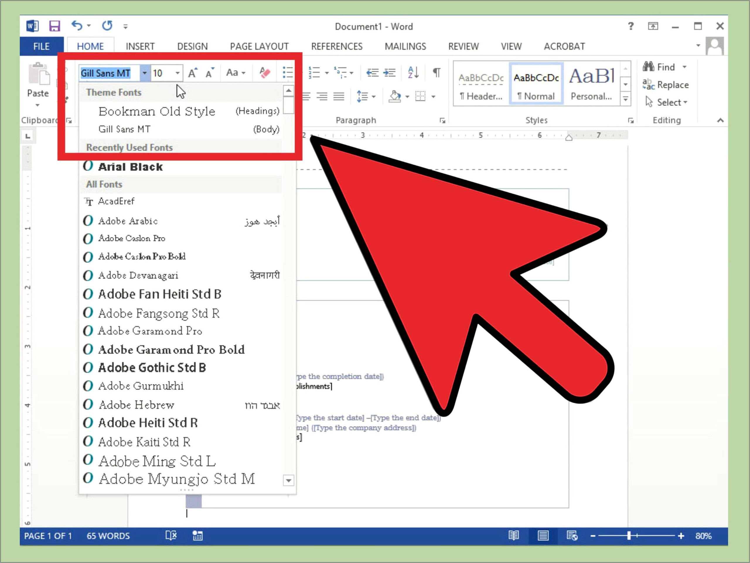 Microsoft Word Resume Template 2007 Download