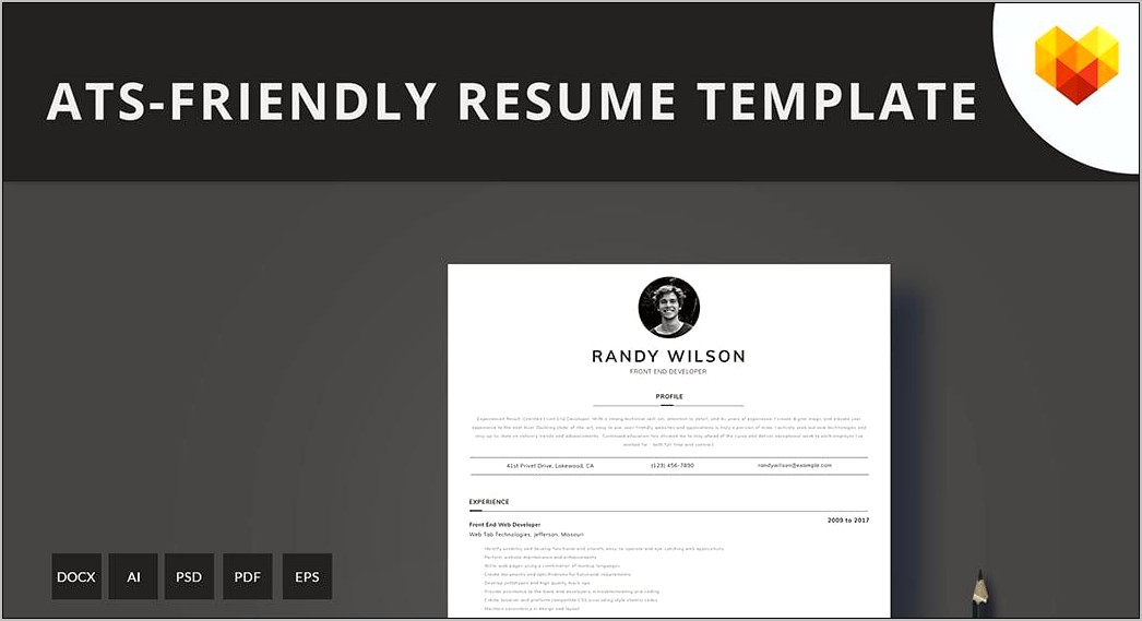 Most User Friendly Resume Templates 2018